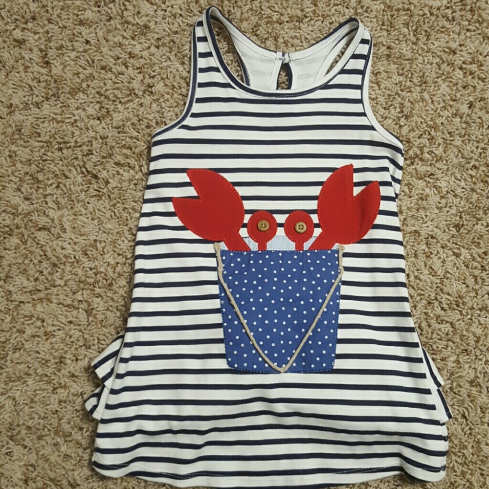 Mudpie crab dress.  Adorable NWOT.